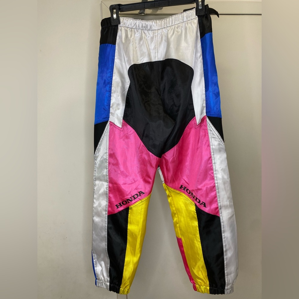 Forever 21 Honda Racing Pants Biker Motorcycle Color Block Mens Size Sz M
